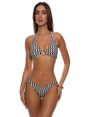 Luli Fama: Scoop Neck Halter-High Leg Bikini (L888U10-151-L888N50-151)