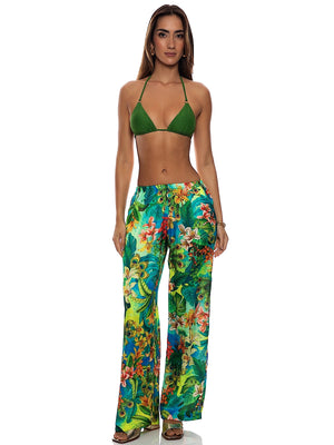 Luli Fama: Elastic Waistband Pant (L890I76-111)