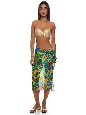 Luli Fama: Long Wrap Cover-Up (L890S96-111)