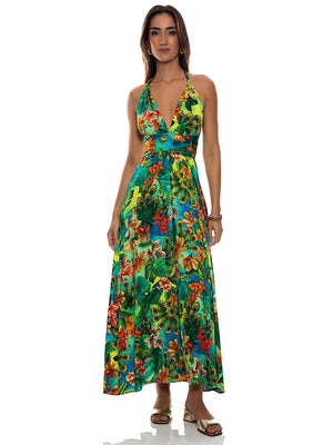 Luli Fama: Convertible Maxi Dress (L890J71-111)