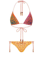 It's Now Cool: Triangle-90's Tie Up Pant Bikini (INC007-MHN-INC170-MHN)