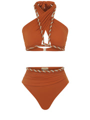 Maliluha: Come Together Fox Bikini (SS22BKN03-ORNG)