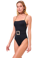 Maliluha: Burning Love Nero One Piece (SS22MY11-BLK)