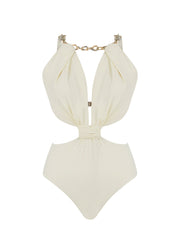 Maliluha: Mamma Mia Ivory One Piece (SS22MY08-WHT)