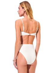 Maliluha: Dancing Queen Ivory Bikini (SS22BKN10-WHT)