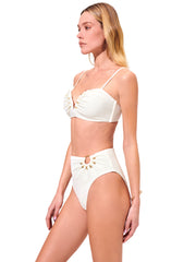 Maliluha: Dancing Queen Ivory Bikini (SS22BKN10-WHT)