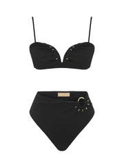 Maliluha: Dancing Queen Nero Bikini (SS22BKN10-BLK)