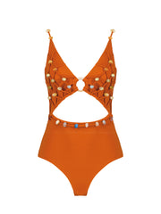 Maliluha: Bohemian Sunset One Piece (SS23MY08-ORNG)