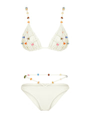 Maliluha: Sunset Bird Bikini (SS23BKN07-WHT)