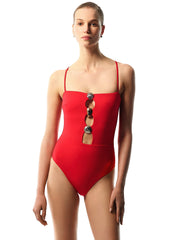 Maliluha: Coquillages One-Piece (SS25MY16-RED)
