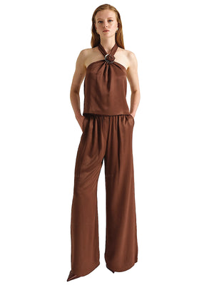 Maliluha: Noa-Noa Pant (SS26TOP01BROWNM-SS26PANT01BROWN)