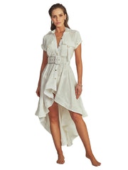 Empress Brasil: Midi Trench Dress (S2307B)