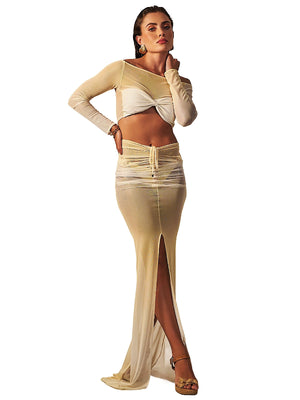 Empress Brasil: Tulle-Tulle Skirt (S2606JTU-S2607JTU)