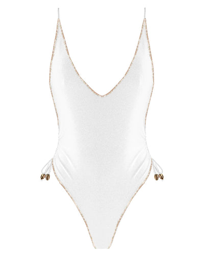 Seashell: Calypso One Piece (WT0004_SS-WHITE)