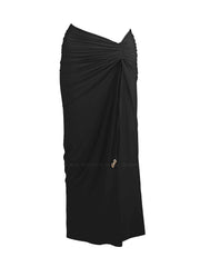 Seashell: Pauline Long Skirt (WT0039-SS-BLACK)