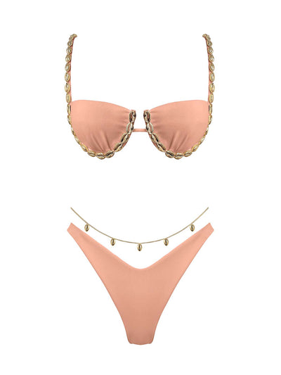 Seashell: Colette-Alana Bikini (WT0035-SS-FENIC-WT0036-SS-FENIC)