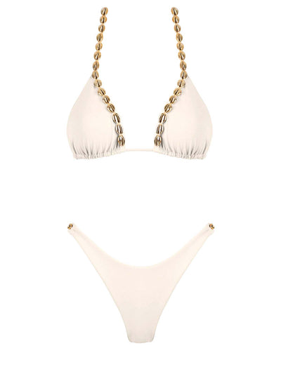 Seashell: Carine-Chantal Bikini (WT0029-SS-LATTE-WT0032-SS-LATTE)