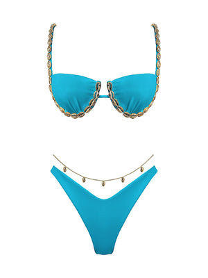 Seashell: Colette Balconette-Alana Bikini (WT0035-PAVNE-WT0036-PAVNE)