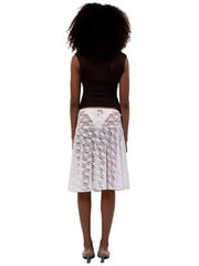 Belle The Label: Willa Skirt (R2406W-WHT)