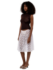 Belle The Label: Willa Skirt (R2406W-WHT)