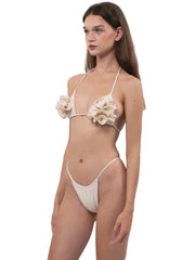 Belle the Label: Flora Bikini (R2420C-CRM-R2421C-CRM)