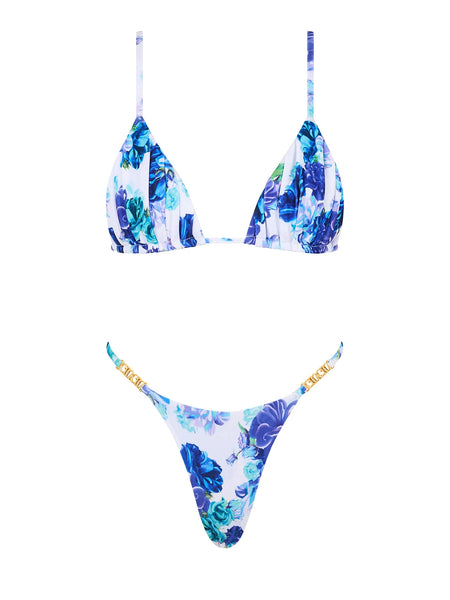 Cin Cin: Era Ruched Tri-Midsummer String Bikini (S0552-S0553