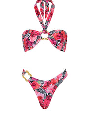 Cin Cin: Locket Bandeau-Cruise Hoop Bikini (S0541-S0542)