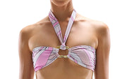 Locket Bandeau-Gala Hoop Bikini