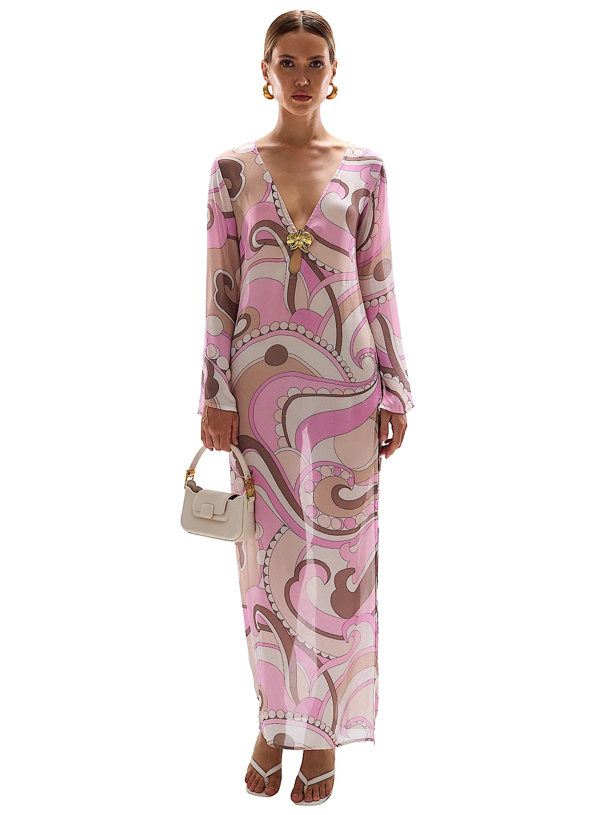 Cin Cin: Hotline Orchid Maxi Dress (S1196)