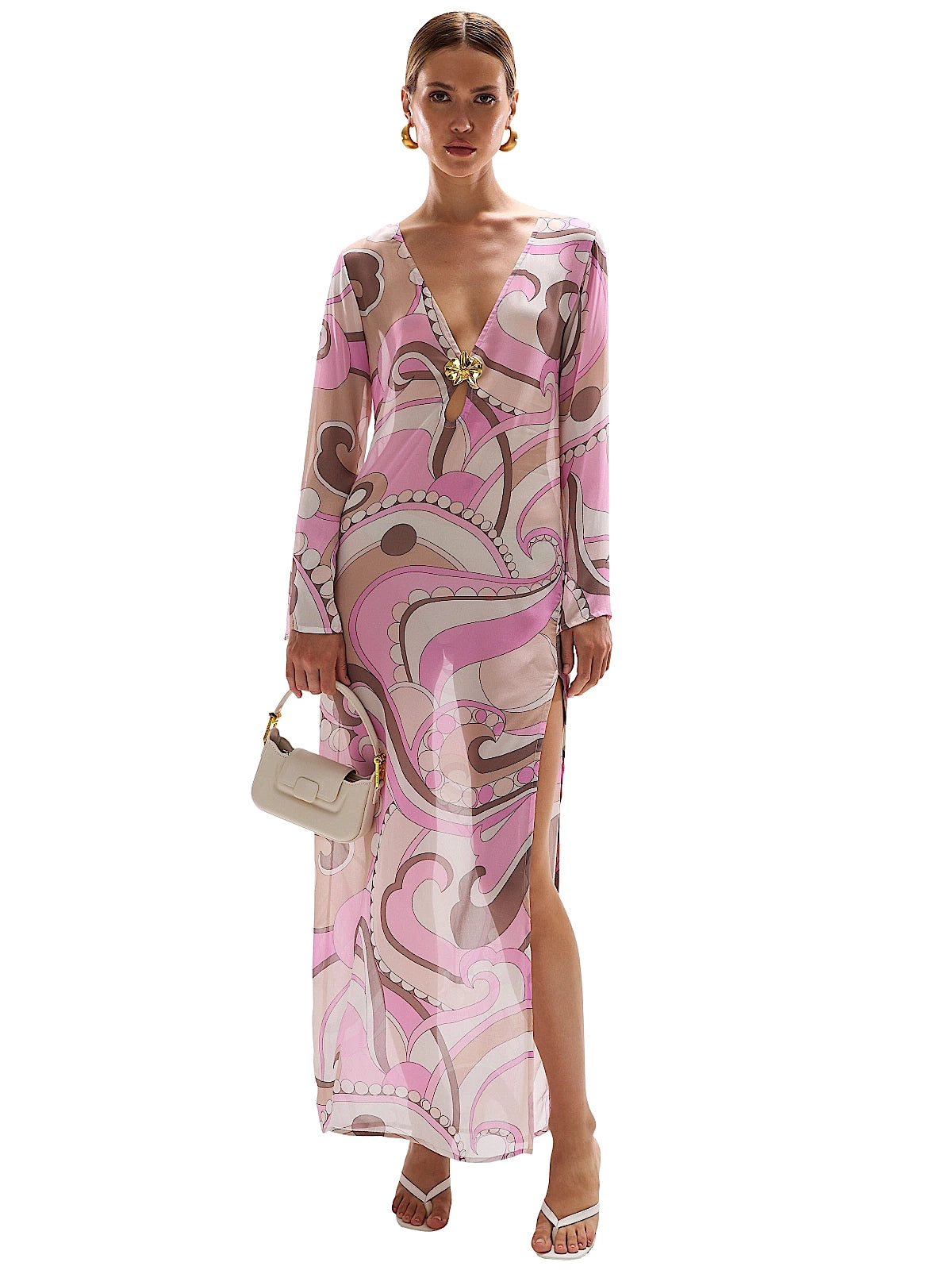 Cin Cin: Hotline Orchid Maxi Dress (S1196)