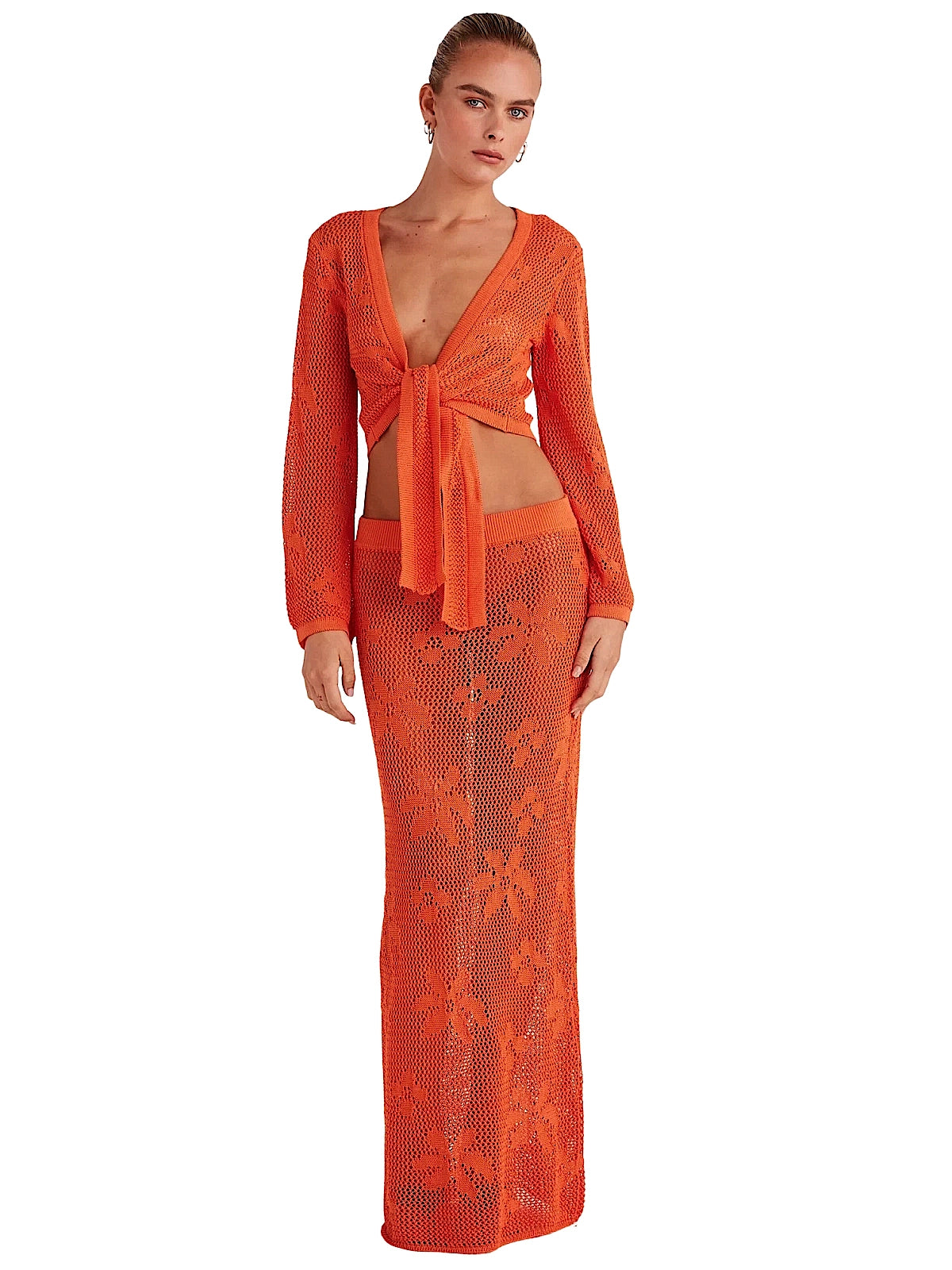 SNDYS: Terra Reversible-Terra Maxi Skirt (SFT855-VOLC-SFSK855-VOLC)