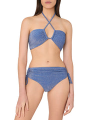 Milly: Shimmer Halter-Shimmer Bikini (31VX92-BLUE-31VY92-BLUE)