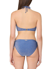 Milly: Shimmer Halter-Shimmer Bikini (31VX92-BLUE-31VY92-BLUE)