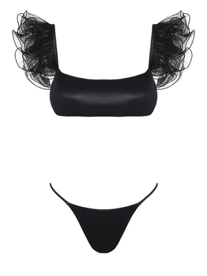 Isabel Beachwear: Cloe Bikini (LUMAGET-BLK-LUMAGEB-BLK)