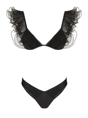 Isabel Beachwear: Isabel Bikini (ISABELT-BLK-ISABELB-BLK)