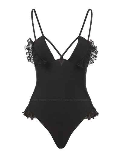 Isabel Beachwear: Rebelle One Piece (REBELLEOP-BLK)