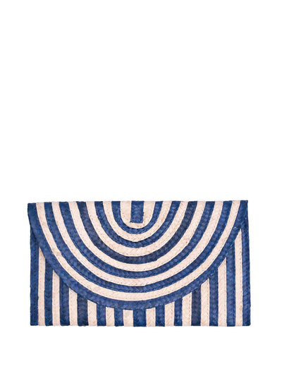 Jelavu: Brooke Small Clutch (JELB_BROOKE-CRMBLU)