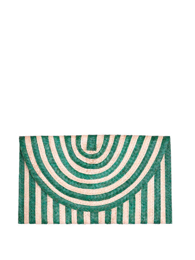 Jelavu: Brooke Small Clutch (JELB_BROOKE-CRMGRN)