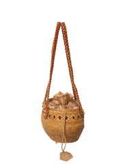 Jelavu: Honey Rattan Shoulder Bag (JELB_HONEY-TAN)