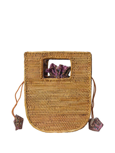 Jelavu: Vita Rattan Clutch Bag (JELB_VITA-TAN)