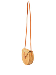 Jelavu: Safiya Rattan Saddle Bag (JELB_SAFIYA-TAN)