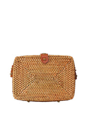 Jelavu: Rae Rattan Crossbody Bag (JELB_RAE-TAN)