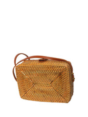 Jelavu: Rae Rattan Crossbody Bag (JELB_RAE-TAN)