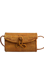 Jelavu: Missy Rattan Crossbody Bag (JELB-MISSY-TAN)