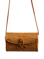 Jelavu: Missy Rattan Crossbody Bag (JELB-MISSY-TAN)