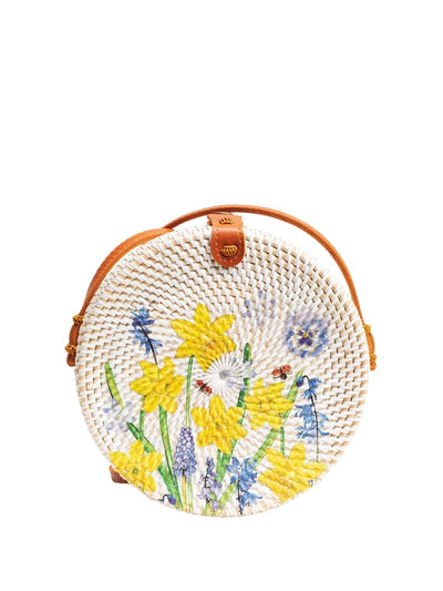 Jelavu: Ata Blossom Crossbody Bag (JELB-ATA-YELFLO)