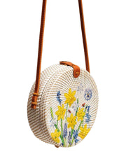 Jelavu: Ata Blossom Crossbody Bag (JELB-ATA-YELFLO)