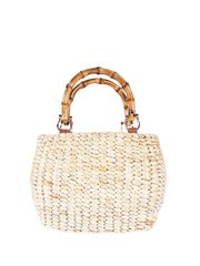 Jelavu: Kaia Rattan Satchel (JELB-KAIA-NAT)