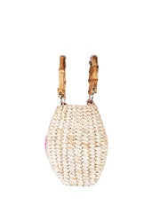 Jelavu: Kaia Rattan Satchel (JELB-KAIA-NAT)