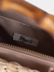 Jelavu: Kaia Rattan Satchel (JELB-KAIA-NAT)